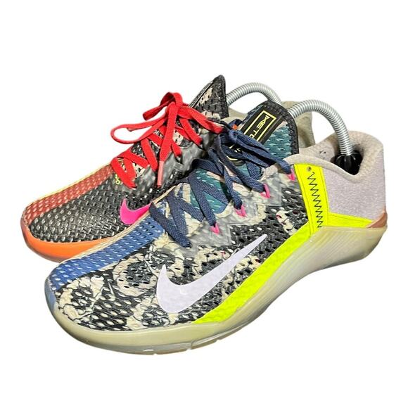 Nike Metcon 6 X Mens Size 8.5 “What The” Edition Training Gym Shoes CK9387-706 - Picture 1 of 9